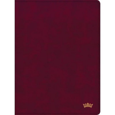 CSB Tony Evans Study Bible, Burgundy Leathertouch Indexed - (Leather Bound)
