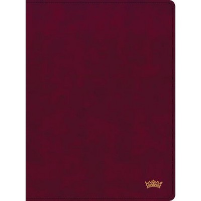 CSB Tony Evans Study Bible, Burgundy Leathertouch Indexed - (Leather Bound)