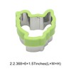 Unique Bargains Biscuit Cutter Medium Chicken-Shaped Cookie Cutter Hand Wash Stainless Steel Plastic 2.7"x2.4"1.6" 1Pcs - 3 of 4