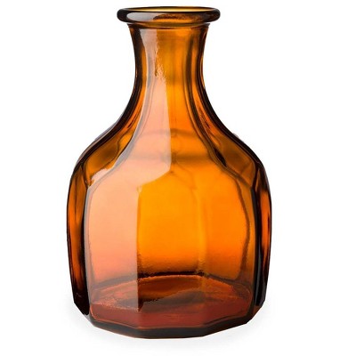 VivaTerra Zeta Geometric Recycled Glass Vase