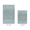 Granada 2 Piece Bath Rug Set 100% Premium Cotton Tufted Non-Slip Backing Bathmats for Bathroom, Super Soft Absorbent, Machine Washable - 2 of 4