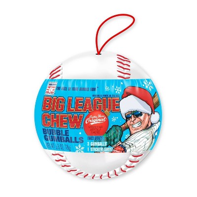 Big League Chew Holiday Baseball Ornament - 0.63oz