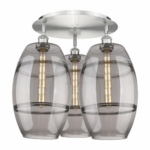 Vaz - 3 Light Flush Mount In Industrial Style-19.5 Inches Tall and 21.75 Inches Wide - 1 of 1