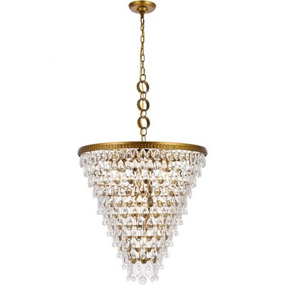 Elegant Lighting Nordic 7 - Light Chandelier in  Brass