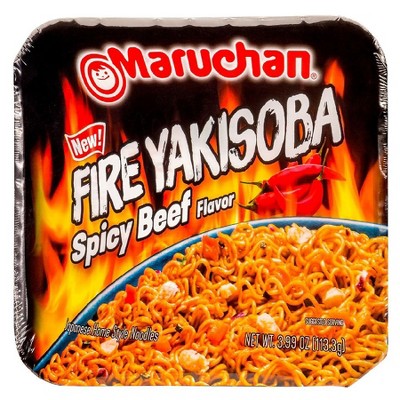 Maruchan Fire Yakisoba Spicy Beef 3.99 OZ