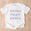 Simply Sage Market Women's Coquette Patriotic Chart Short Sleeve Garment Dyed Tee - 3 of 4