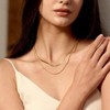 Snake Chain Necklace for Women, 1.5/3/5MM, 14/16 Length Advanced, Minimalist, Versatile for Daily Use - 4 of 4