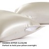 Satin Pillowcase for Hair and Skin Similar to Silk Pillow Cases Silky & Super Soft Gifts for Women Men - 4 of 4