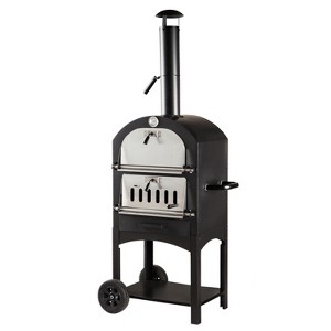 Evergreen Charcoal Grill/Oven- 25.39 x 61.42 x 19.68 Inches Outdoor Safe and Weather Resistant for Outdoor Dining and Heating - 1 of 4