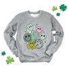 Simply Sage Market Women's Graphic Sweatshirt Lucky Smiley Disco - 3 of 4
