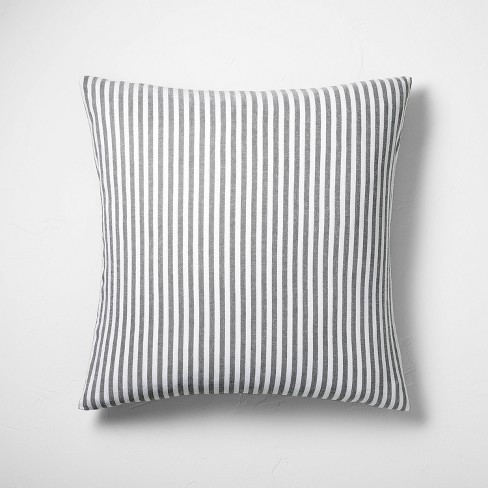 Gray and clearance white pillow shams