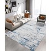 Itopfox Modern Abstract Area Rug for Living Room, Soft Indoor Carpet with Non-Slip Backing, Ideal for Dining Table, Nursery, Home Office, Bedroom - 3 of 4