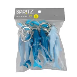 12ct Party Favor Shark Key Chains - Spritz™