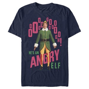 Men's Elf Angry Elf T-Shirt - 1 of 4