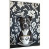 Amanti Art The Latte Loving Staffy by Mowzu  Framed Canvas Wall Art - 2 of 4