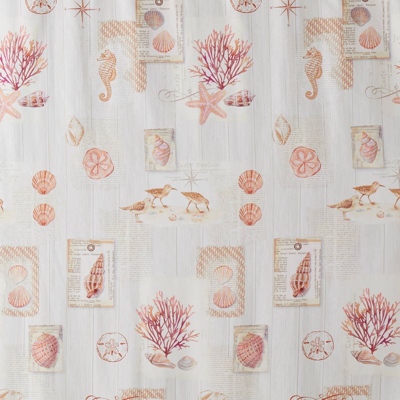 Rustic Seaside Fabric Shower Curtain - SKL Home, 4 of 6