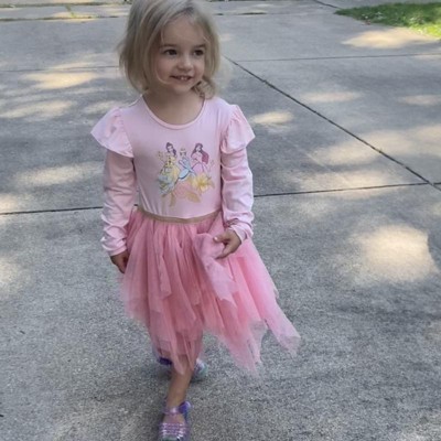 Toddler Girls' Disney Princess Printed Tutu Dress - 3t : Target