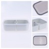 REGALWOVEN Leakproof Plastic Meal Prep Airtight Food Storage Containers 5 Packs 8"x 5.9"x 2.6" - 3 of 4