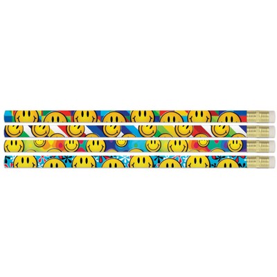Musgrave Pencil Company Smiley Sensations Pencils, Pack of 12/10 Packs