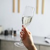 Slickblue Crystal Clear Ribbed Optic Champagne Flutes - 8 oz, Set of 4 - 4 of 4