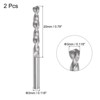 Unique Bargains Solid Carbide Tungsten Steel Straight Shank Jobber Drill Bits 2 Pcs - 2 of 4