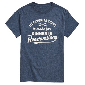 Men's - Instant Message - My Favorite Thing To Make For Dinner Short Sleeve Graphic T-Shirt - 1 of 4