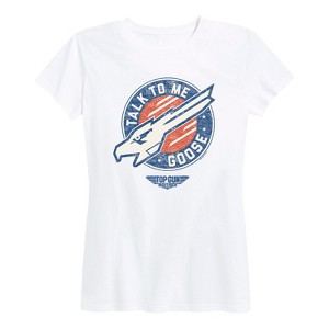Women's - Top Gun: Maverick - Talk To Me Goose Short Sleeve Graphic T-Shirt - 1 of 4