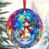 Christmas Ornaments 2025, Snowman Art, Exchange for Women, Men, Collectible Dated Year Ornaments - 3 of 4