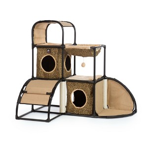 Prevue Pet Products Catville Townhome - Leopard Print Deco Style 7235. - 1 of 1
