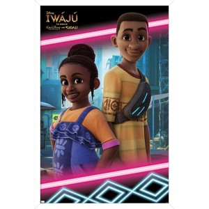 Trends International Disney Iwaju - Tola and Kole Framed Wall Poster Prints - 1 of 4