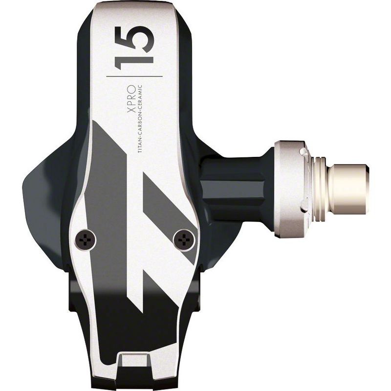 Time XPRO 15 Single Sided Clipless Pedals 9/16" Ti Body Carbon Body White/Black, 2 of 4