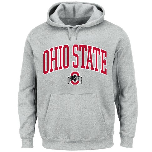 Ncaa Ohio State Buckeyes Men's Big & Tall Gray Hoodie - 4xl : Target