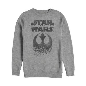 Men's Star Wars The Last Jedi Rebel Logo Fleck Sweatshirt - 1 of 3