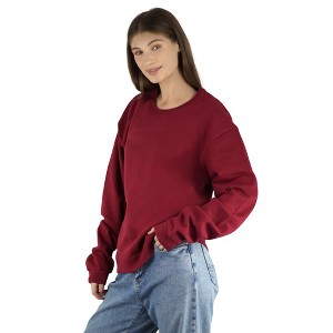 Artyska Women's Crewneck Sweatshirt Long Sleeve Pullover - 1 of 4