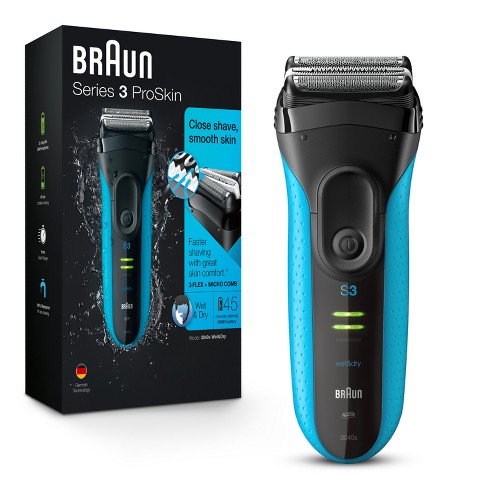 Braun Series 3 Proskin 3040s Men s Rechargeable Wet Dry Electric Foil Shaver Target