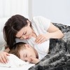 PiccoCasa Sofa Couch Tie-dye Shaggy Lightweight Faux Fur Fleece Throw Blankets - 4 of 4
