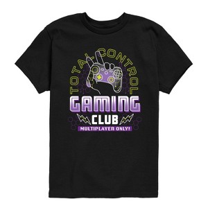 Boys' - Instant Message - Total Control Gaming Club Short Sleeve Graphic T-Shirt - 1 of 4