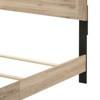 TiramisuBest Wood Queen Bed, 84x64x50 inches, 82 lbs, w/ Rectangular Headboard & Tapered Legs - 3 of 4