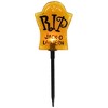Northlight Set of 3 Tombstone Halloween Pathway Markers - 3.5ft Black Wire - 4 of 4