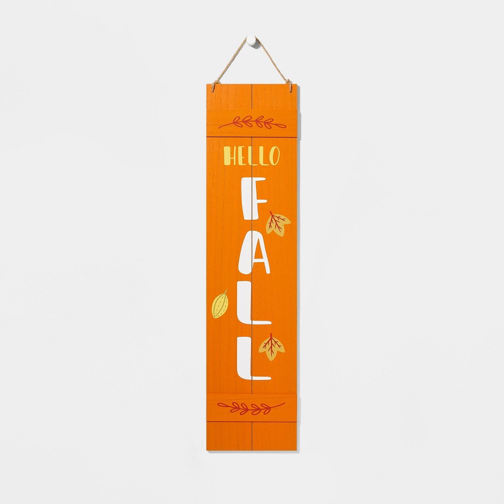 Harvest Medium Reversible 'Hello Fall' Wood Sign - Hyde & EEK! Boutique™