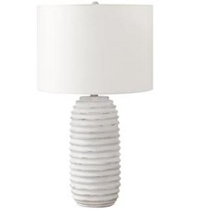 Monarch Specialties Lighting 28inchH Table Lamp Cream Resin Ivory / Cream Shade Transitional - 1 of 4