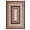 Area Rug Washable Braided Print Rug, Modern Living Room Rugs, Farmhouse Low Pile Non-Slip Area Rug - 3 of 4