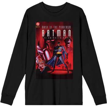 Batman Mask of the Phantasm Cover Art Men's Black Long Sleeve Shirt