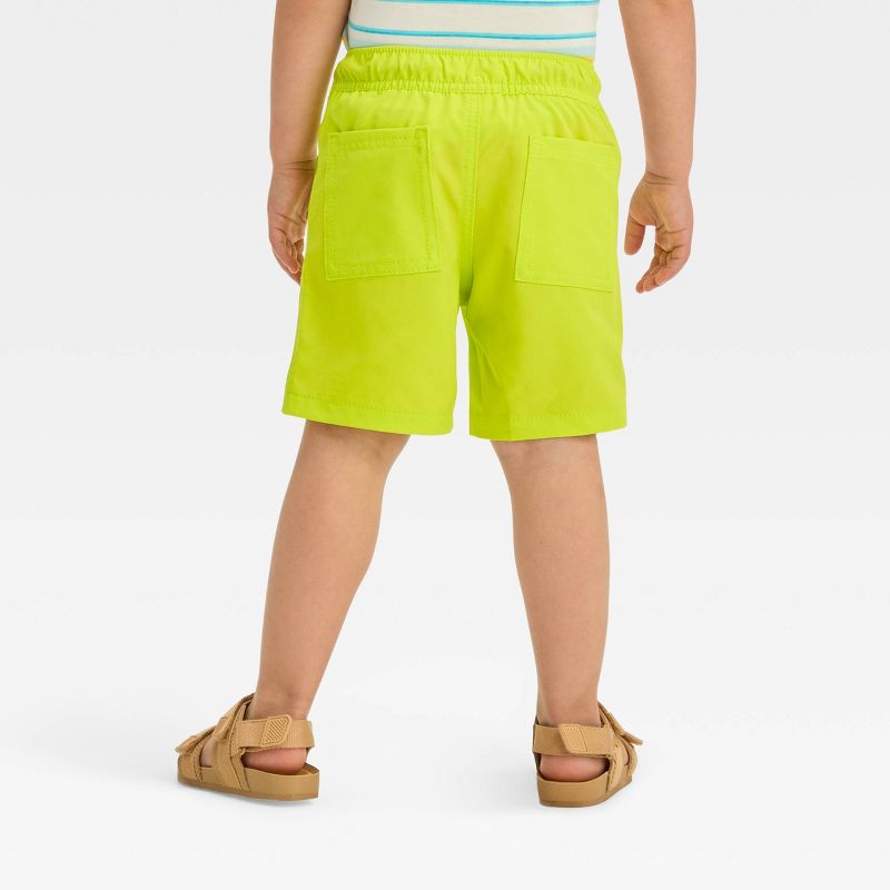 Toddler Boys' Pull-On Quick Dry Shorts - Cat & Jack™ Green, 2 of 4