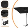 Sonkuki 8.2×8.2FT Outdoor Patio Umbrella, Square Canopy Offset Umbrella for Villa Gardens, Lawns and Yard - 3 of 4