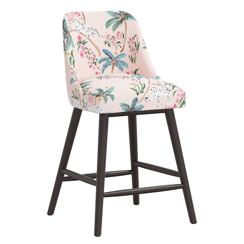 Skyline Furniture Sherrie Counter Height Stool in Pattern, 3 of 9