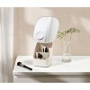 Joseph Joseph Viva Pedestal Mirror with Cosmetic & Toiletry Organizer Stand: Stainless Steel, Off-White, Bathroom Tray Included - image 4 of 4