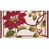Homefires Holiday Trim Doormat, 22"x34" – Festive Red and Green Border Accent Rug for Seasonal Indoor/Outdoor Entryways - 2 of 3