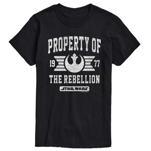 Men's - Star Wars - Property Of Rebellion Short Sleeve Graphic T-Shirt - 1 of 4