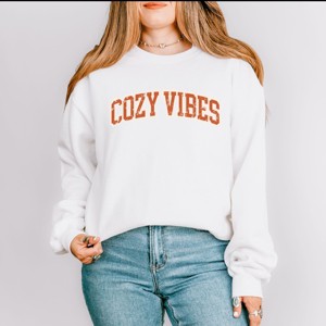 Simply Sage Market Varsity Cozy Vibes Sweatshirt - 1 of 4